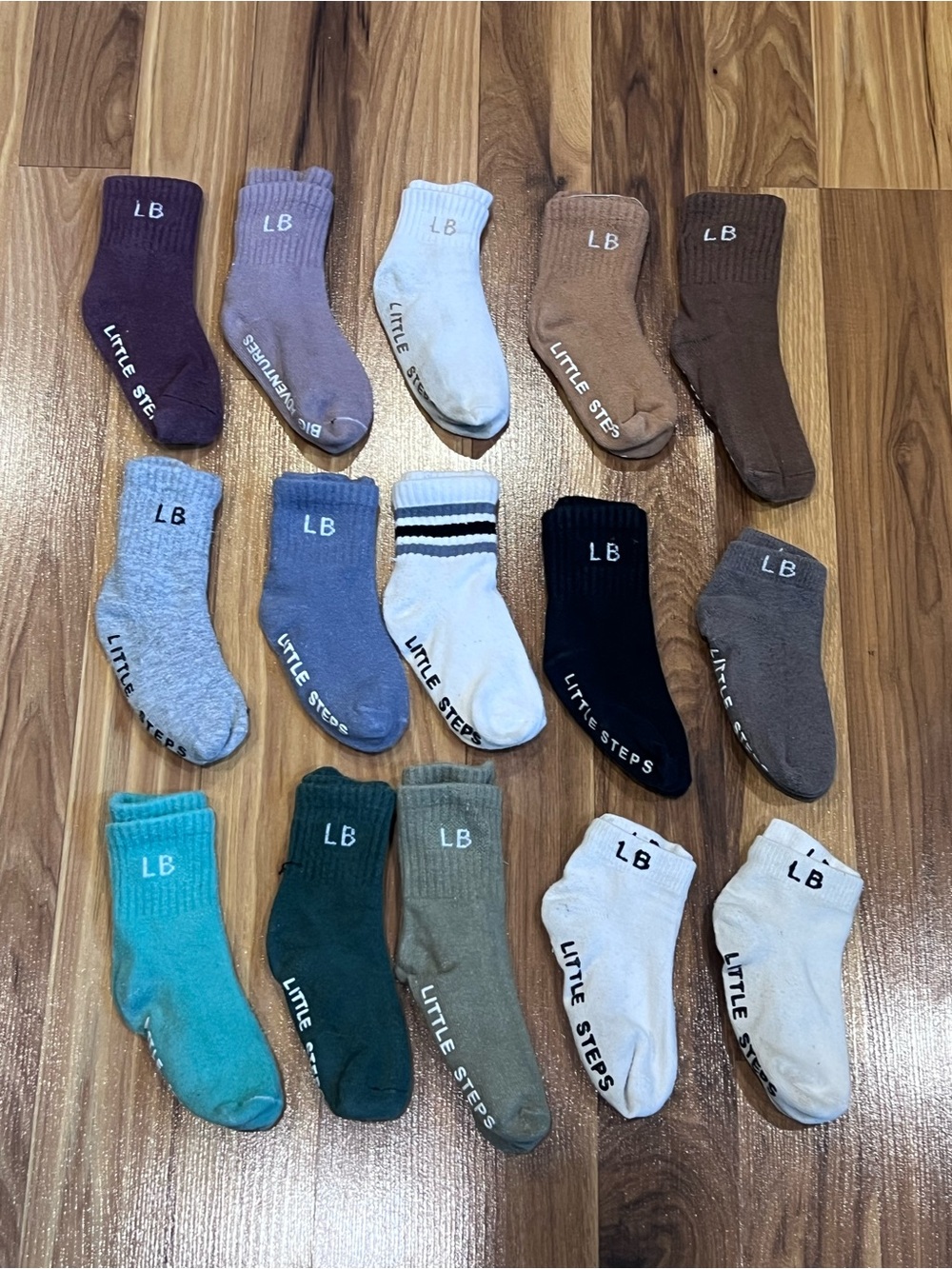Kids little Bipsy Socks - Assorted Colors (15 pairs )